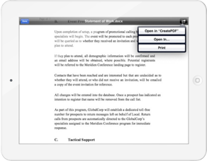 PDF1 ادوبي تطرح CreatePDF للـ iOS