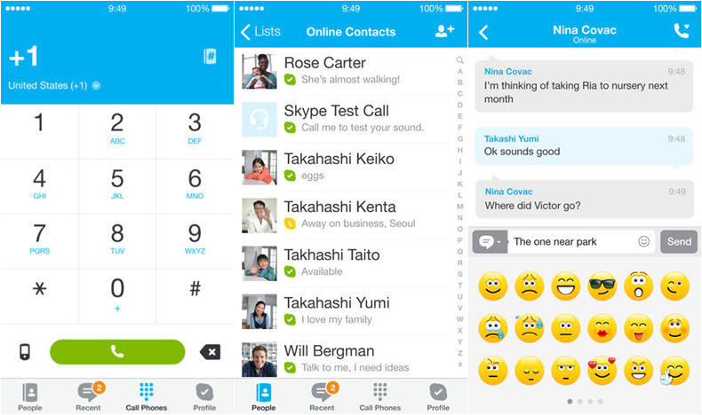 skype2 تطبيق Skype يحصل على تحديث جديد ليتناسب مع الـ iOS 7