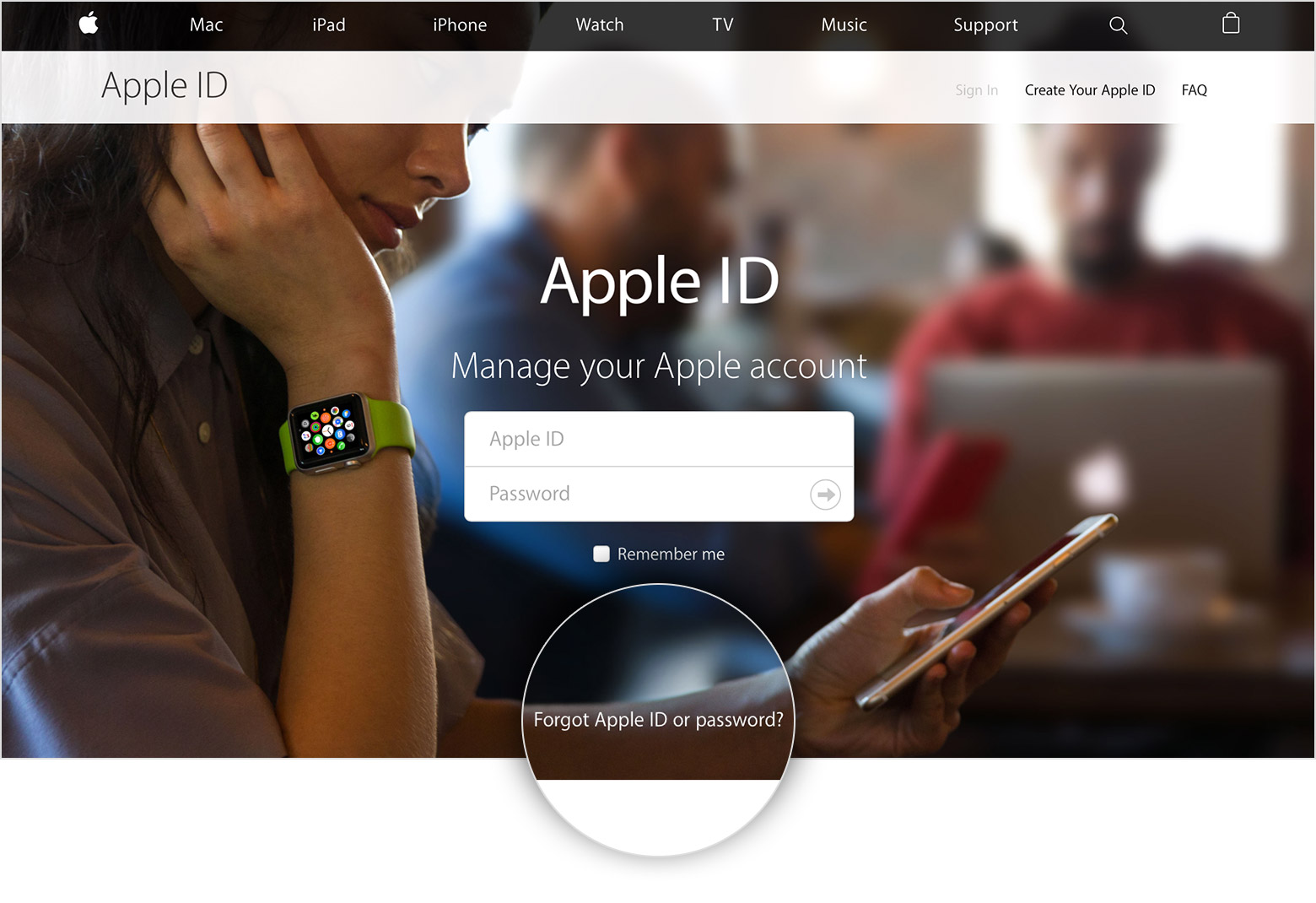 البوابة الإلكترونية Apple ID