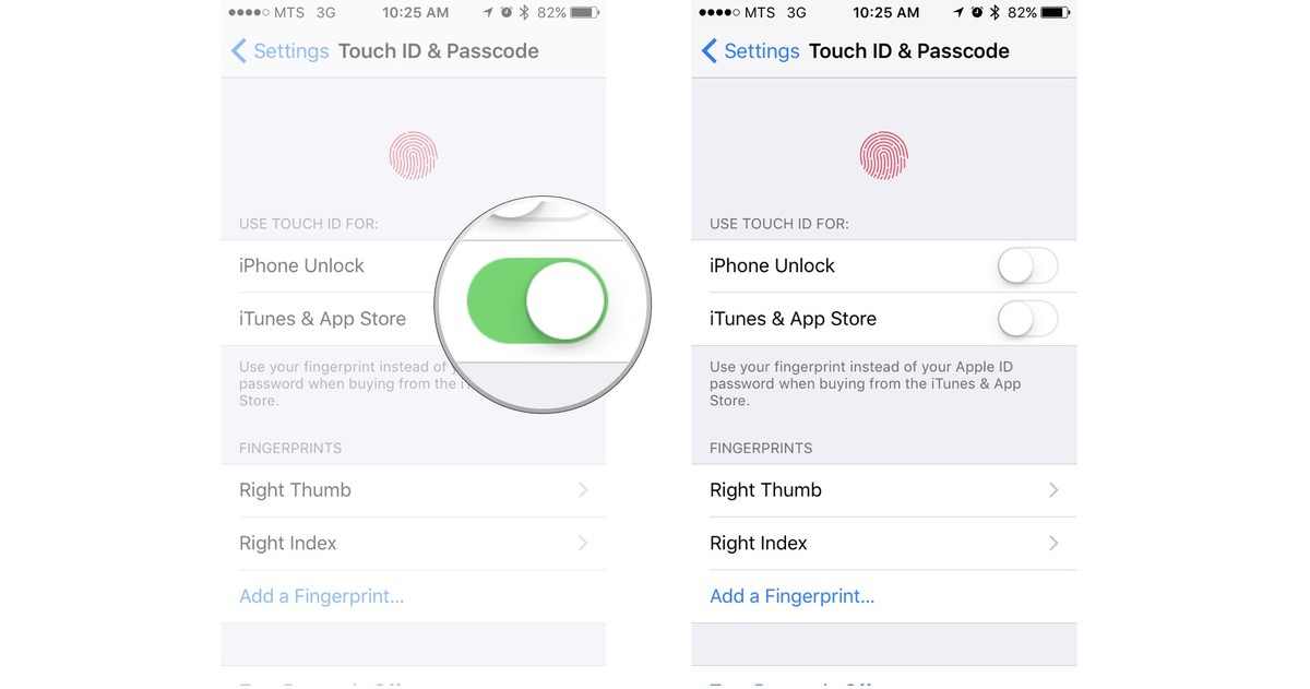 Touch ID 10