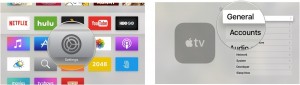 Accessibility settings general Apple TV