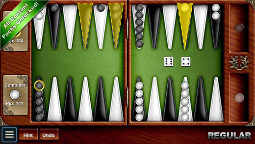 لعبة الطاولة Backgammon