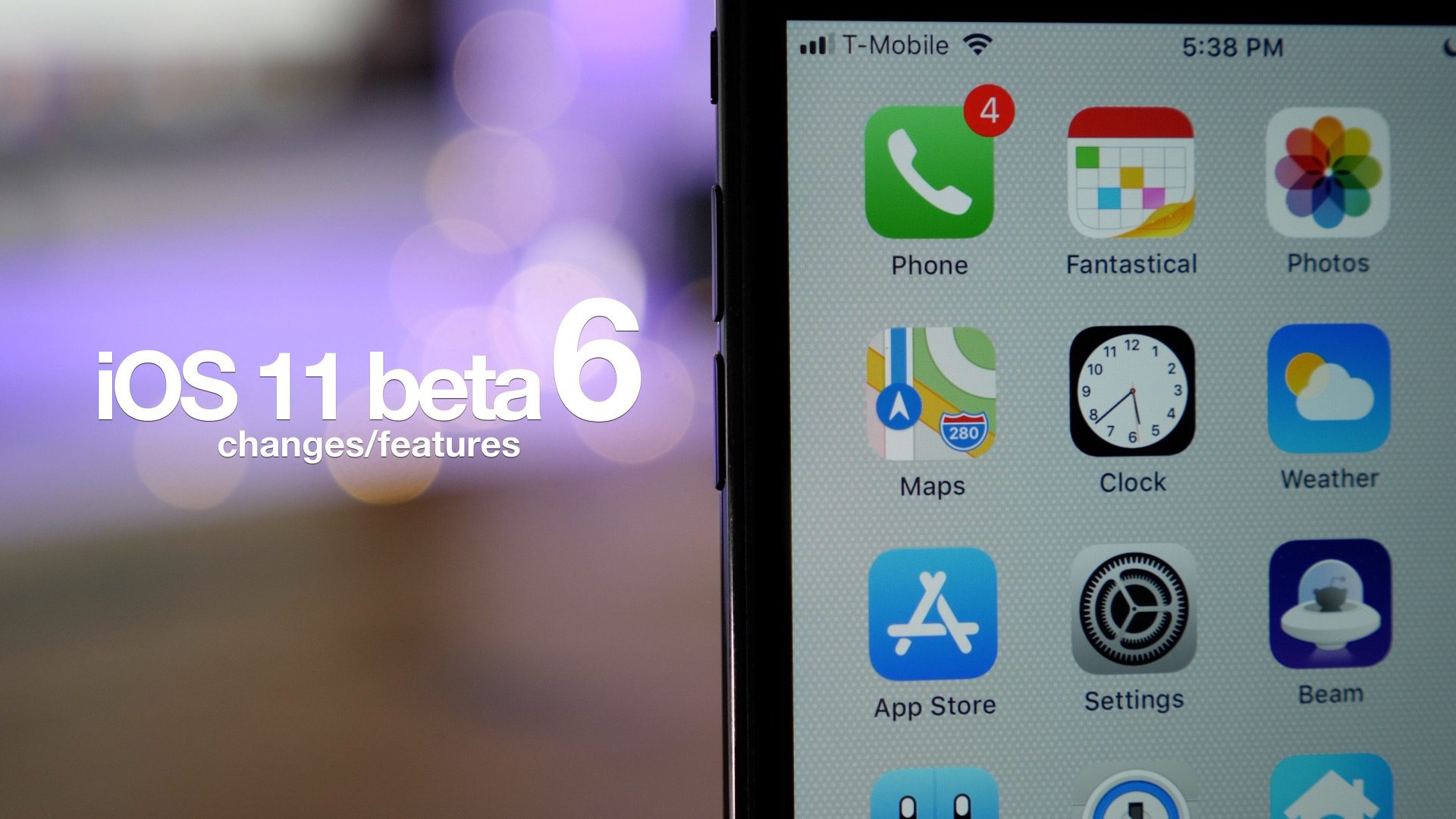 الإصدار التجريبي السادس من نظام iOS 11