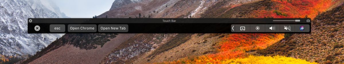 تخصيص Touch Bar