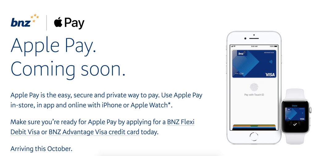 نيوزيلندا Apple Pay