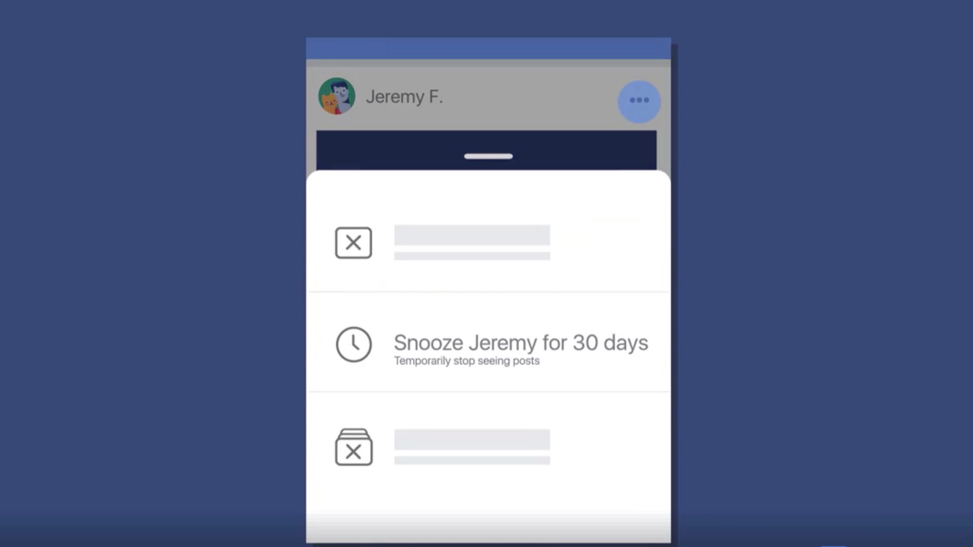 تطبيق فيسبوك يطرح ميزة Snooze