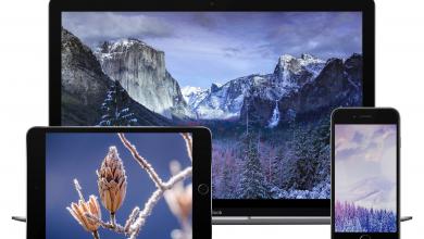 خلفيات الشتاء لجهاز iPad وiPhone وسطح المكتب