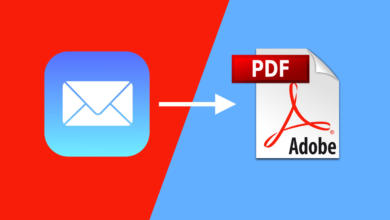 حفظ البريد الإلكتروني الخاص بك كملف PDF على نظام iOS
