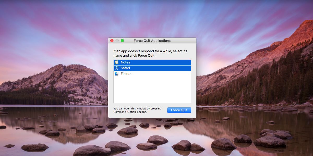 إغلاق عدّة تطبيقات عالقة بالقوة على نظام macOS