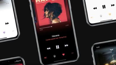 تطبيق الموسيقى في نظام iOS 12