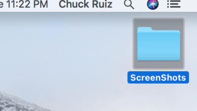 حفظ لقطات الشاشة على حاسب macOS في iCloud تلقائيًّا