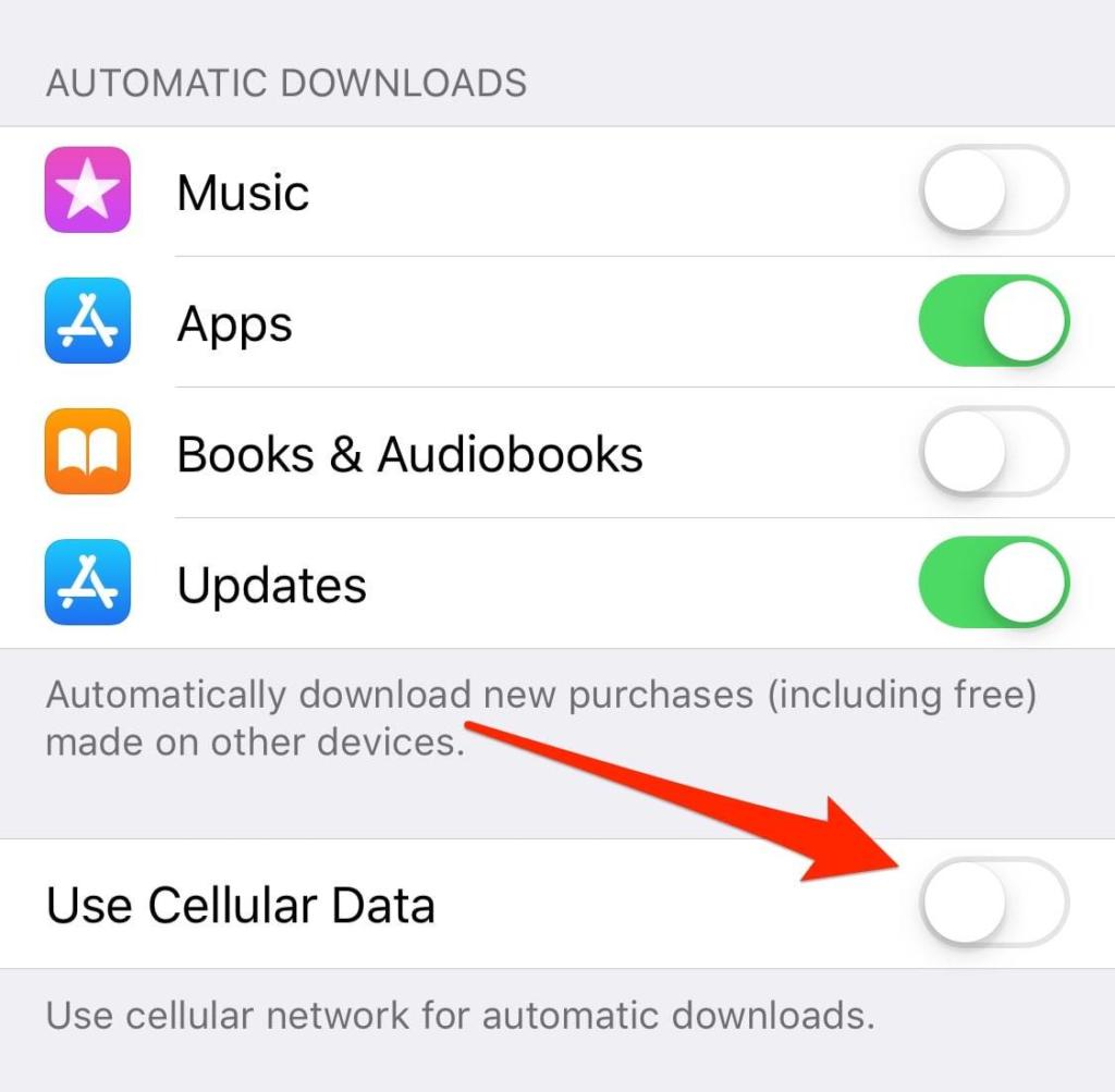 إيقاف التطبيقات من التنزيل تلقائيًّا على iPhone أو iPad