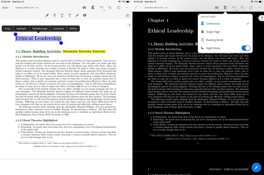 أفضل التطبيقات لقراءة كتب PDF