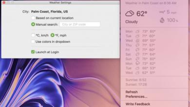 weather forecast to your Mac