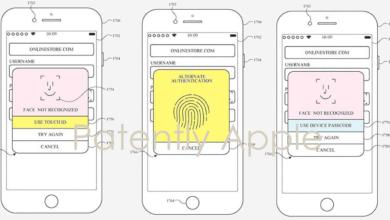 Apple patent for both Face ID and Touch ID