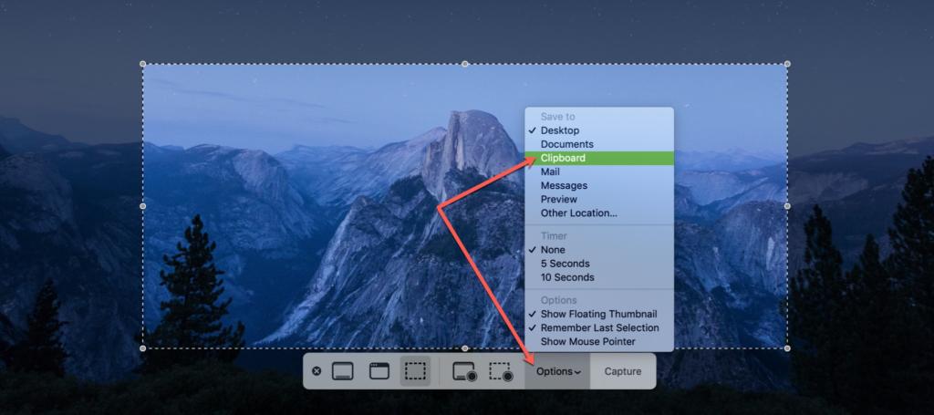 نسخ ولصق لقطات شاشة حاسب Mac في تطبيقات iPhone