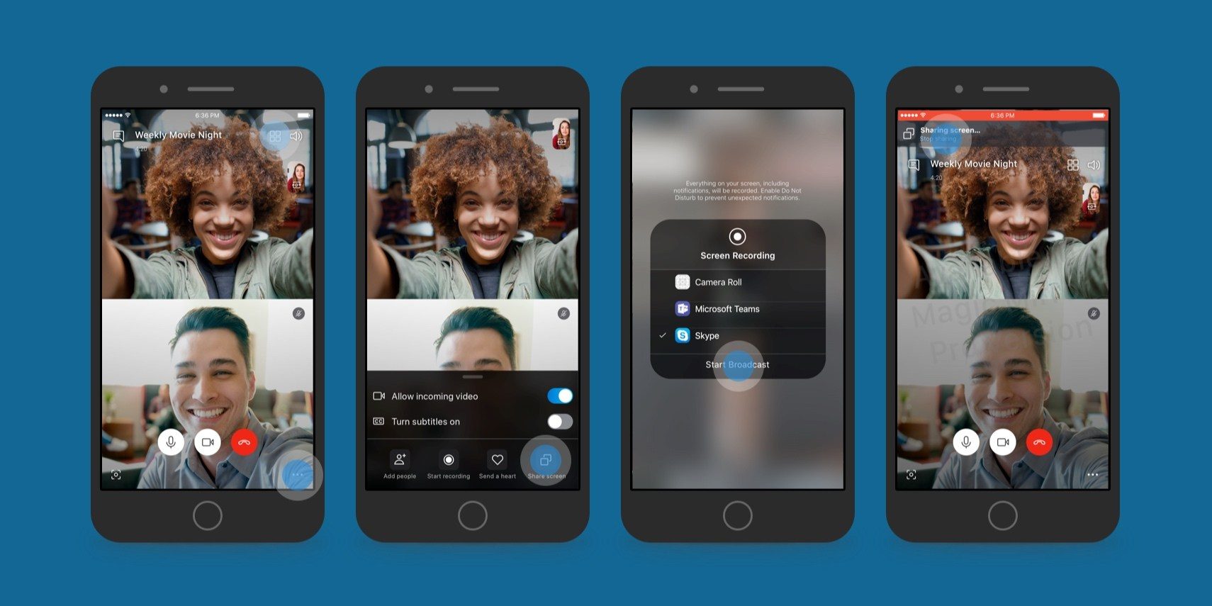 Skype for iOS adds ability to share your iPhone and iPad screen