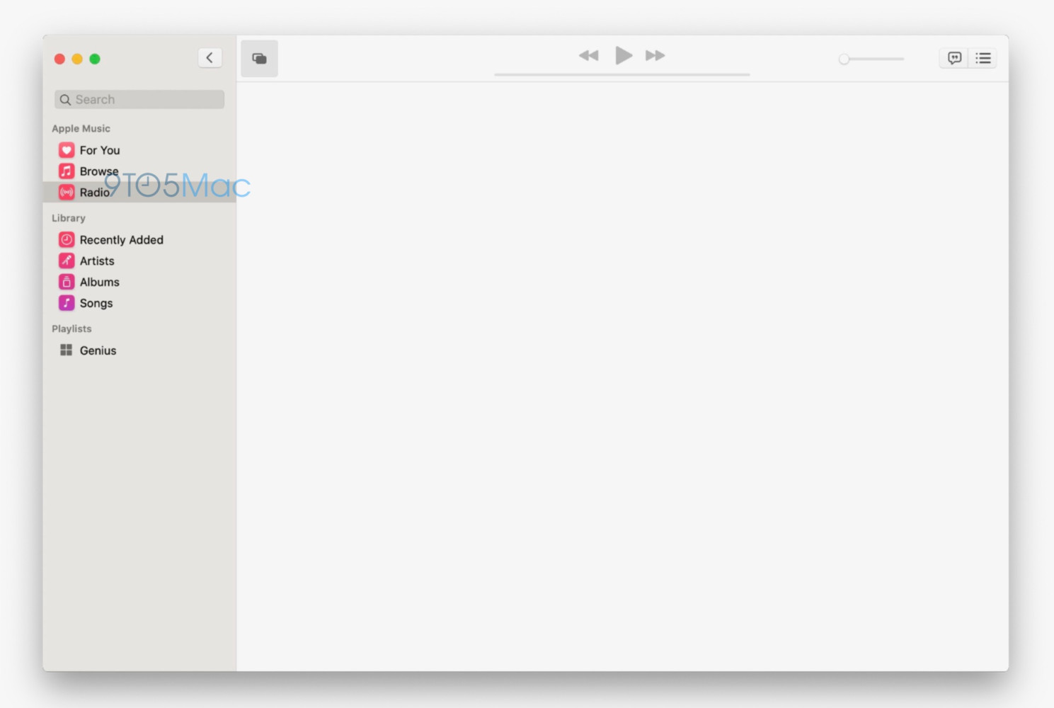 تطبيقات Music وTV على نظام macOS 10.15
