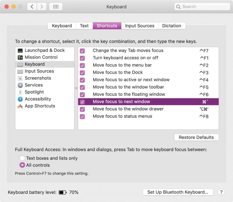 التبديل بسرعة بين النوافذ والتطبيقات على حاسب Mac