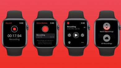 Voice Memos on Apple Watch