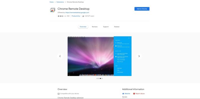 تطبيق Chrome Remote Desktop على آيباد