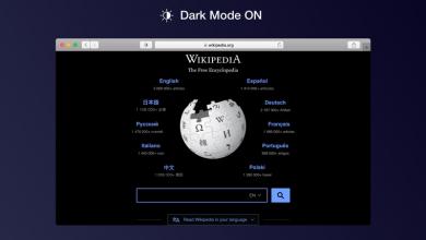 Dark Mode in Safari on Mac
