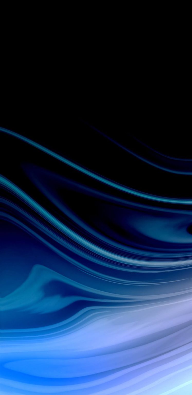 خلفيات زرقاء لـ iPhone 12 وiPhone 12 Pro