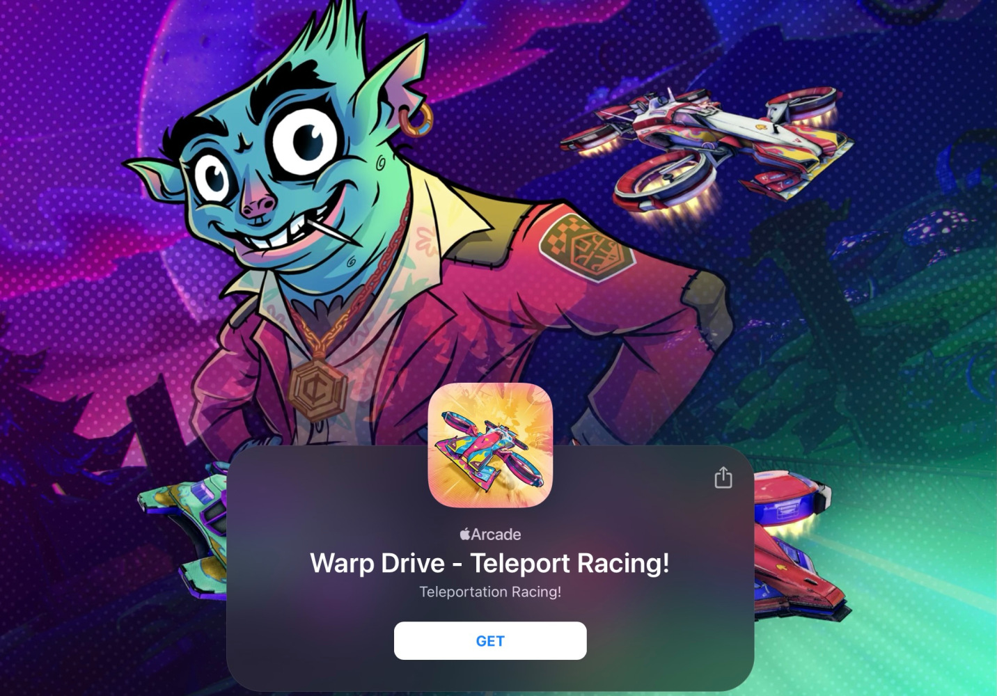 Teleport Racing .. أحدث ألعاب Apple Arcade