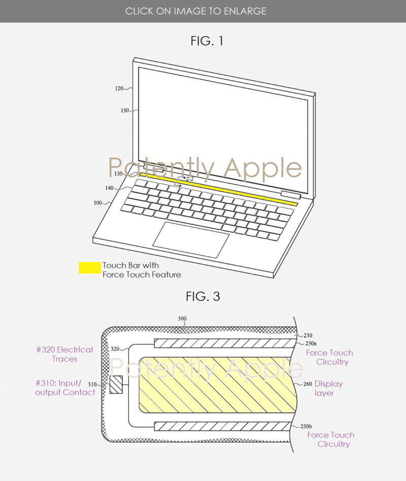 Apple patents new Touch Bar