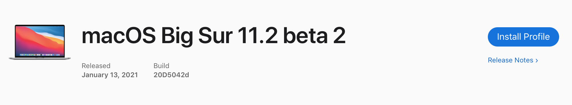 تحديث macOS Big Sur 11.2