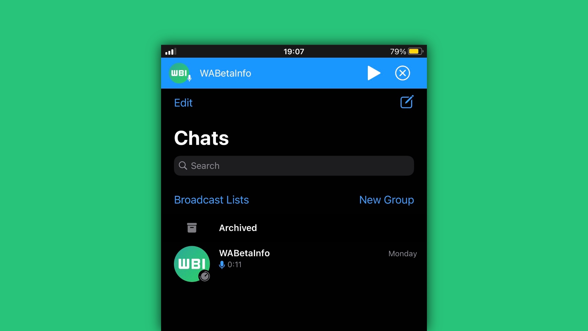 تطبيق WhatsApp for iOS