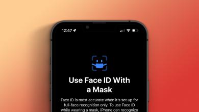 Face ID With a Mask in the iOS 15.4